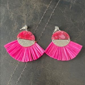 Pink earrings